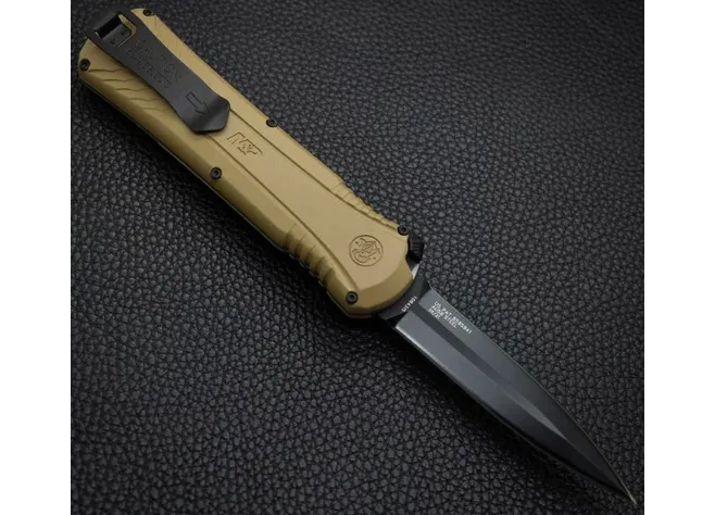 Нож Smith&Wesson M&P OTF Spear Point FDE 1084315 Фото 2